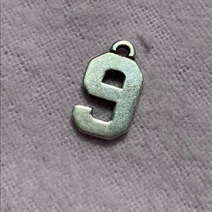James Avery Sterling “9” no loop Great Condition